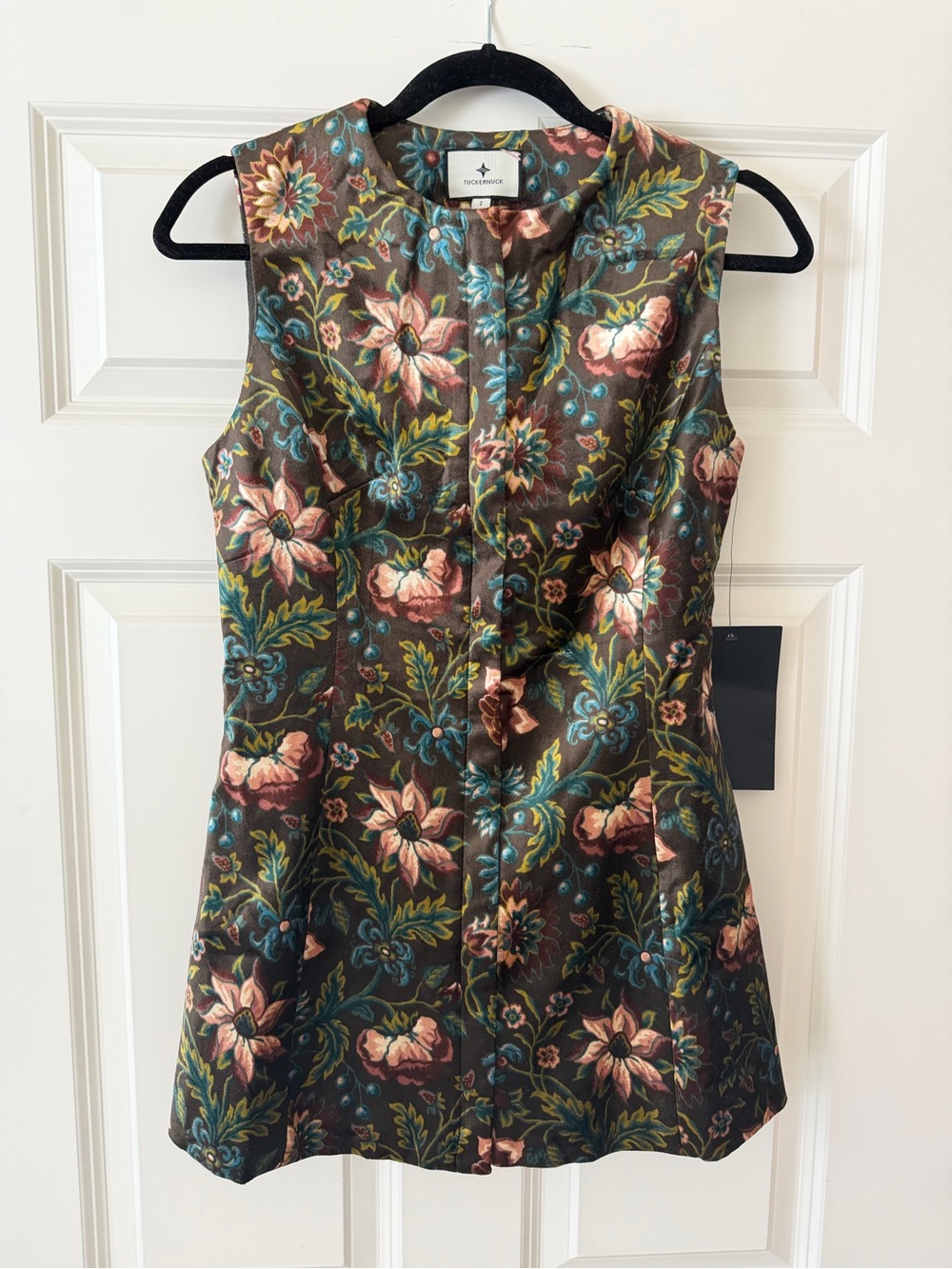 Tuckernuck hazel moonflower velvet Rhoda tunic top NWT 2